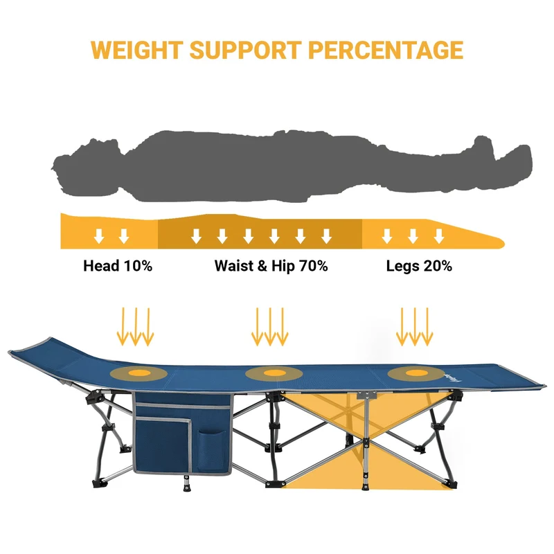 Oversized Heavy Duty Camping Cot