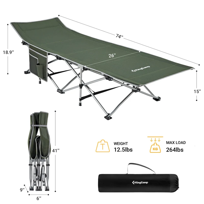 Oversized Heavy Duty Camping Cot