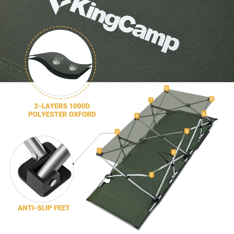 Oversized Heavy Duty Camping Cot