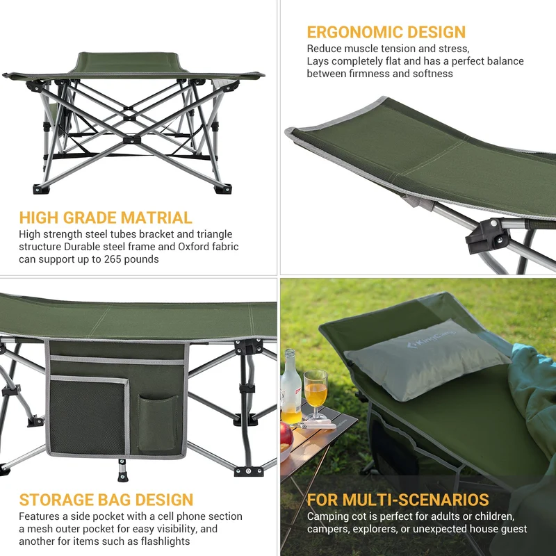 Oversized Heavy Duty Camping Cot