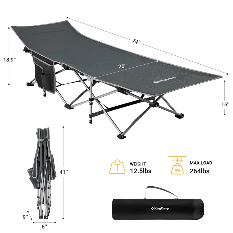 Oversized Heavy Duty Camping Cot