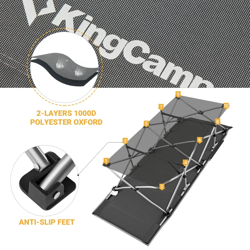 Oversized Heavy Duty Camping Cot
