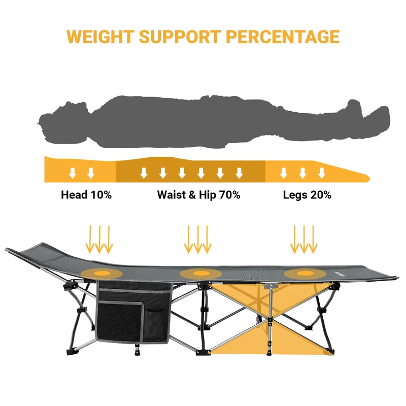 Oversized Heavy Duty Camping Cot