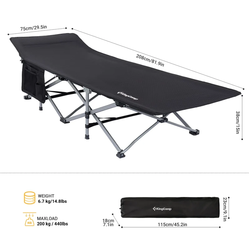 Oversized Heavy Duty Camping Cot