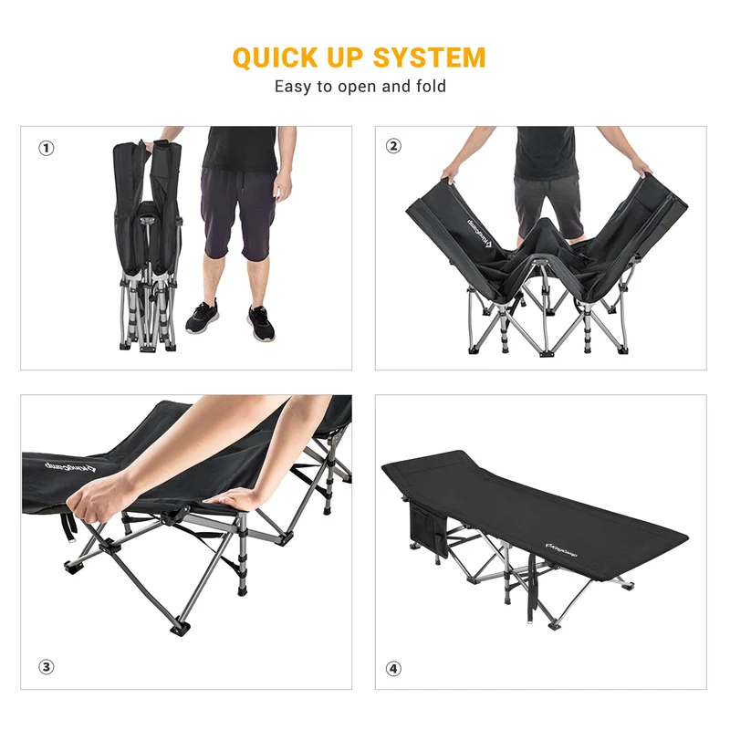 Oversized Heavy Duty Camping Cot