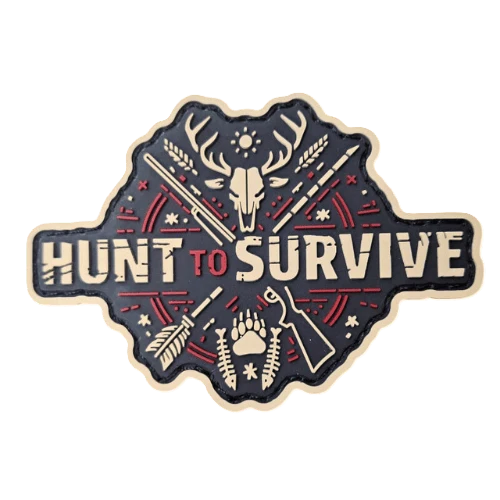 HUNT TO SURVIVE Patch (9 x 6,5 cm)