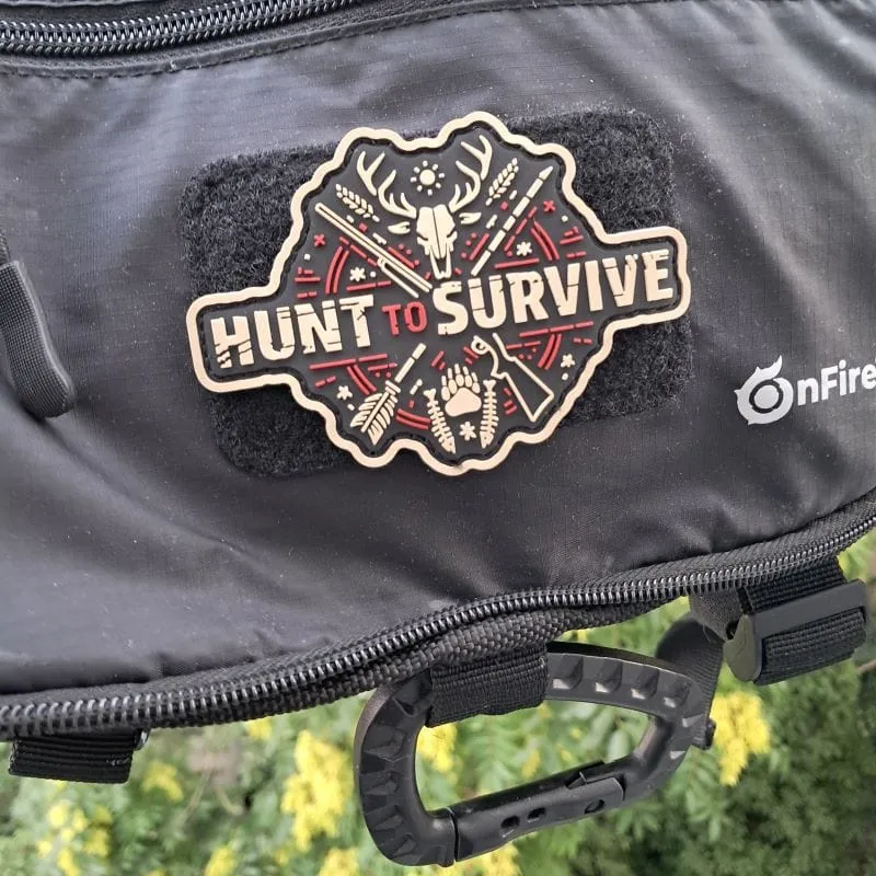 HUNT TO SURVIVE Patch (9 x 6,5 cm)