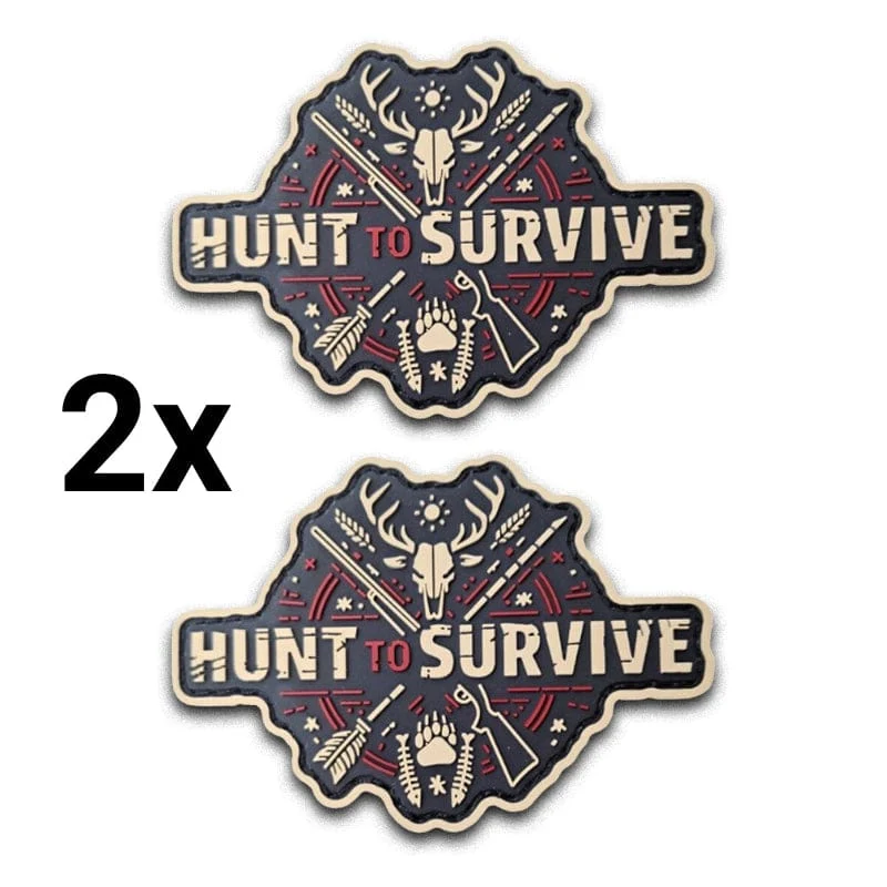 HUNT TO SURVIVE Patch (9 x 6,5 cm)