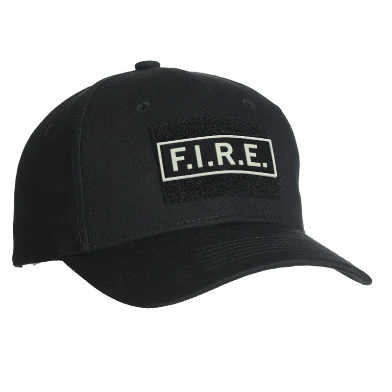 Baseball Cap Mütze mit Patchfläche & Karabiner für Feuerwehr,THW & Outdoor & Jagd