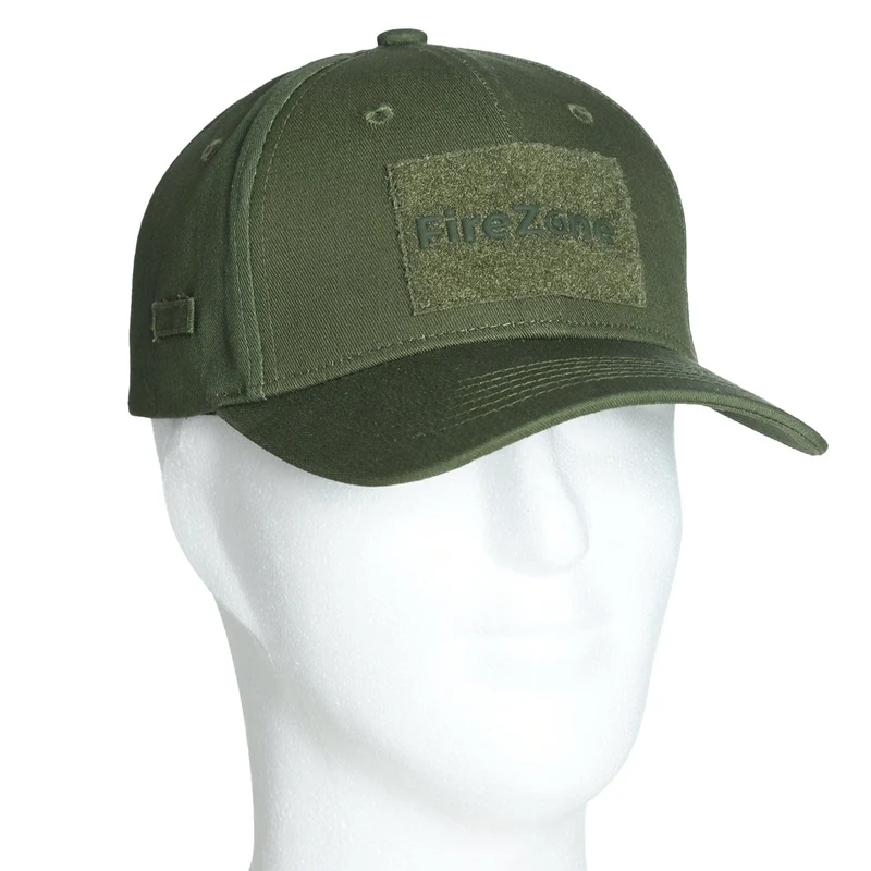 Baseball Cap Mütze mit Patchfläche & Karabiner für Feuerwehr,THW & Outdoor & Jagd