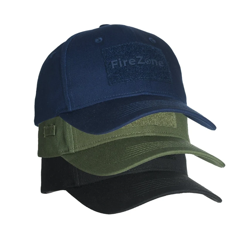 Baseball Cap Mütze mit Patchfläche & Karabiner für Feuerwehr,THW & Outdoor & Jagd