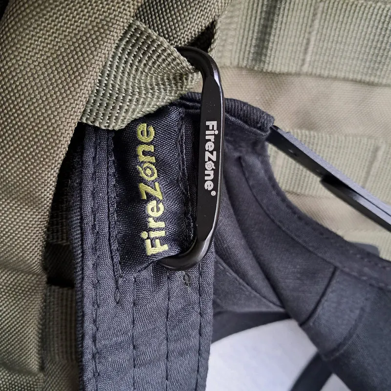 Baseball Cap Mütze mit Patchfläche & Karabiner für Feuerwehr,THW & Outdoor & Jagd