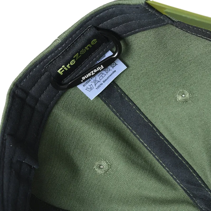 Baseball Cap Mütze mit Patchfläche & Karabiner für Feuerwehr,THW & Outdoor & Jagd
