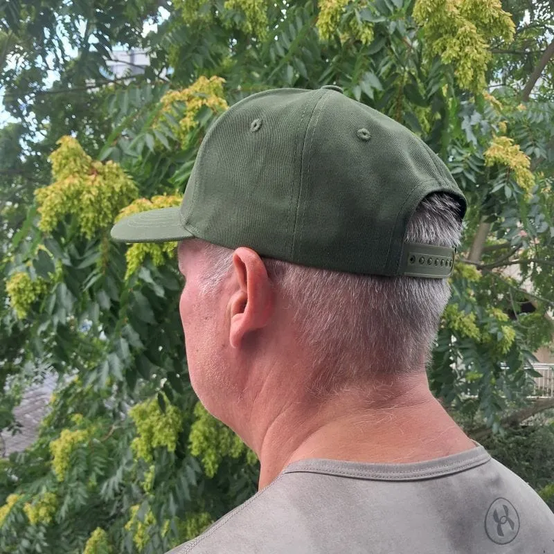 Baseball Cap Mütze mit Patchfläche & Karabiner für Feuerwehr,THW & Outdoor & Jagd