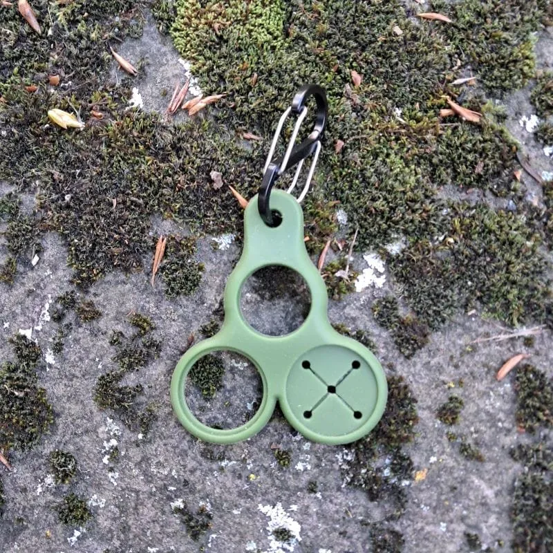 Universaler Wasserflaschenhalter aus Silikon mit S-Haken
