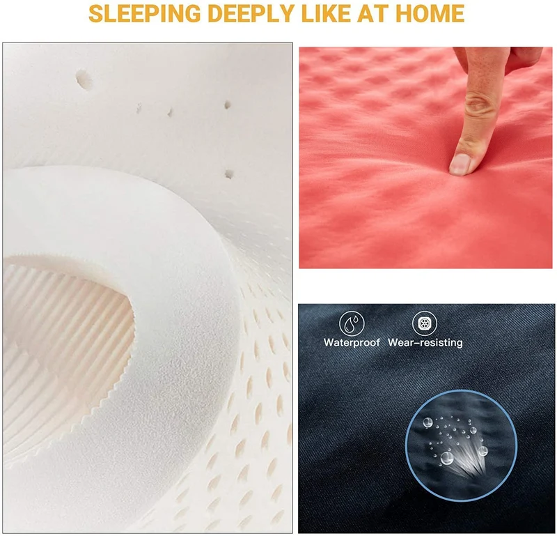 Self-Inflating Sleeping Pad with Pillow-L