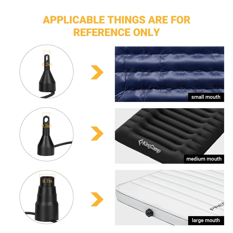 Electric Inflator Deflator Air Mattress Pump