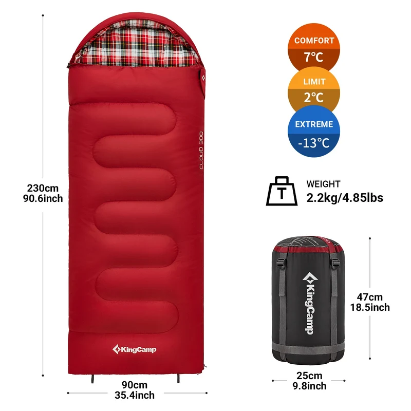 35F Flannel Liner 3 Season Sleeping Bag