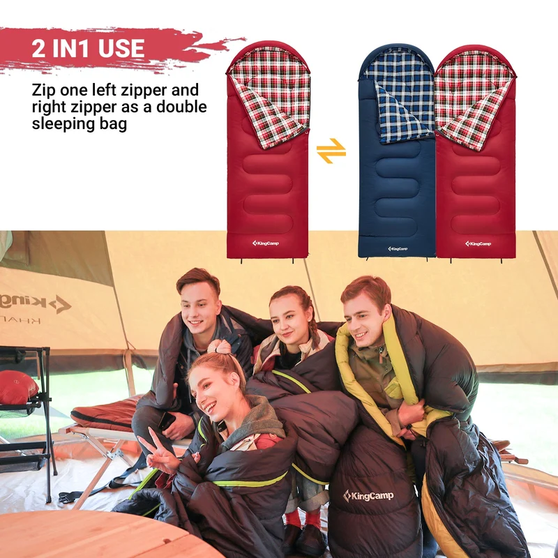 35F Flannel Liner 3 Season Sleeping Bag