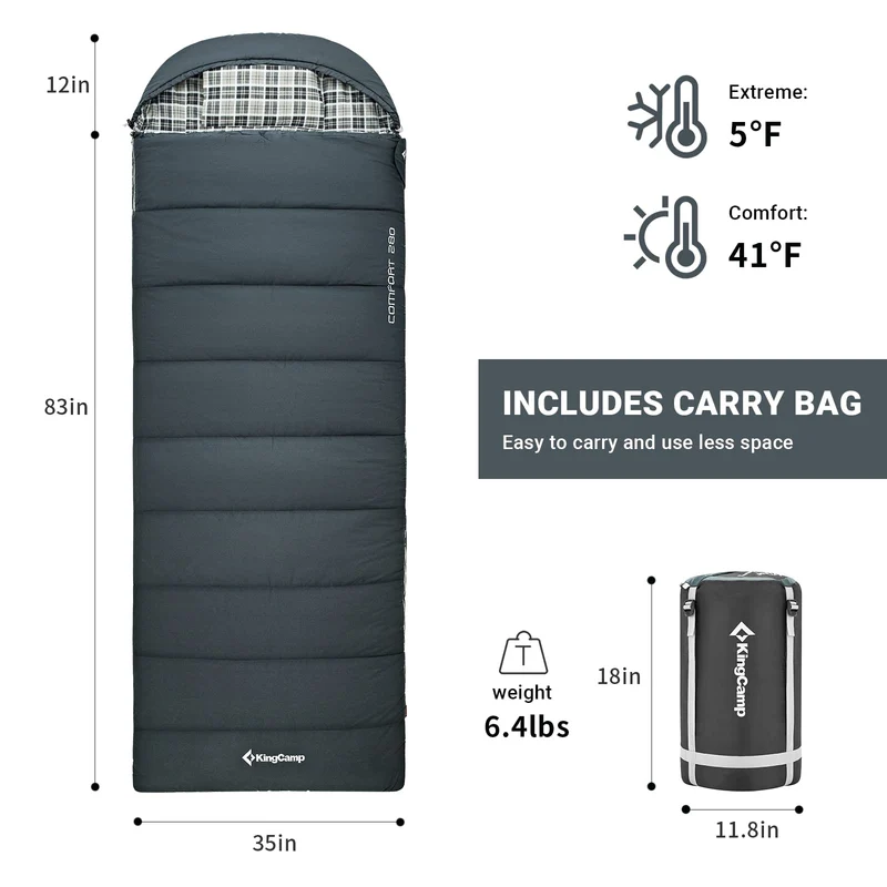 Sleeping Bag with Pillows Double/Single