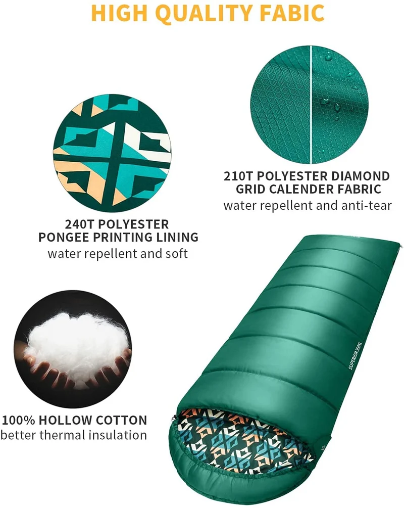 36F 3 Season Camping Sleeping Bag
