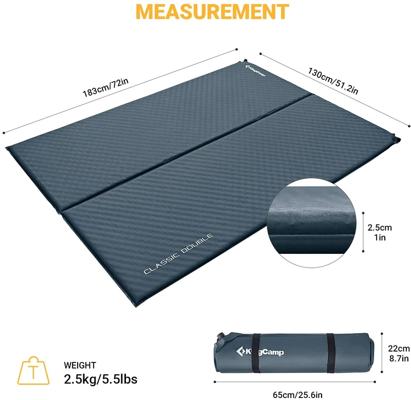 Self-Inflating Double Ultralight Sleeping Mat