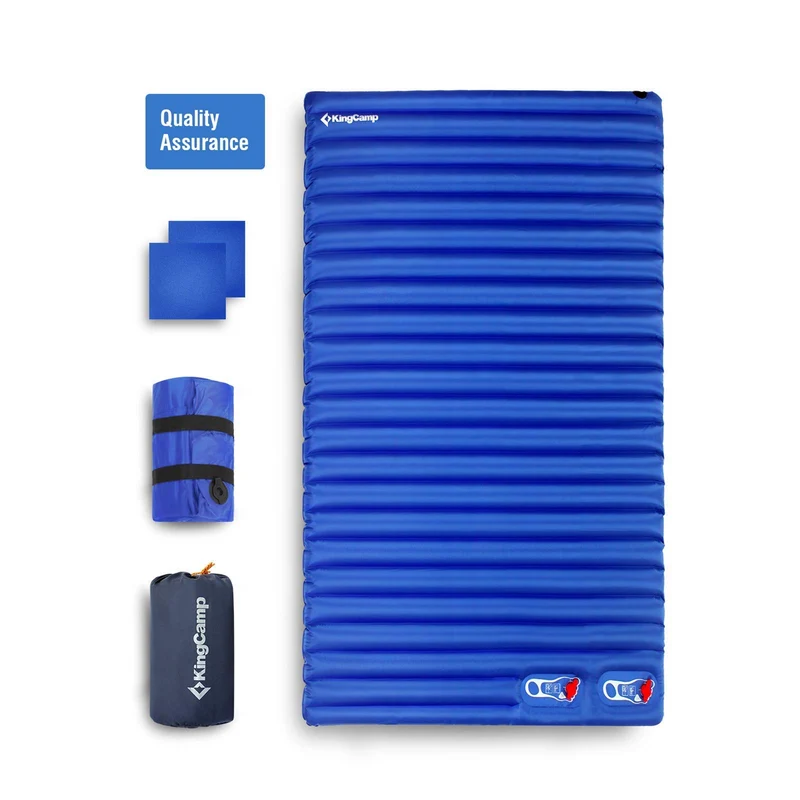 Inflatable Air Foot Press Sleeping Pad Single/Double