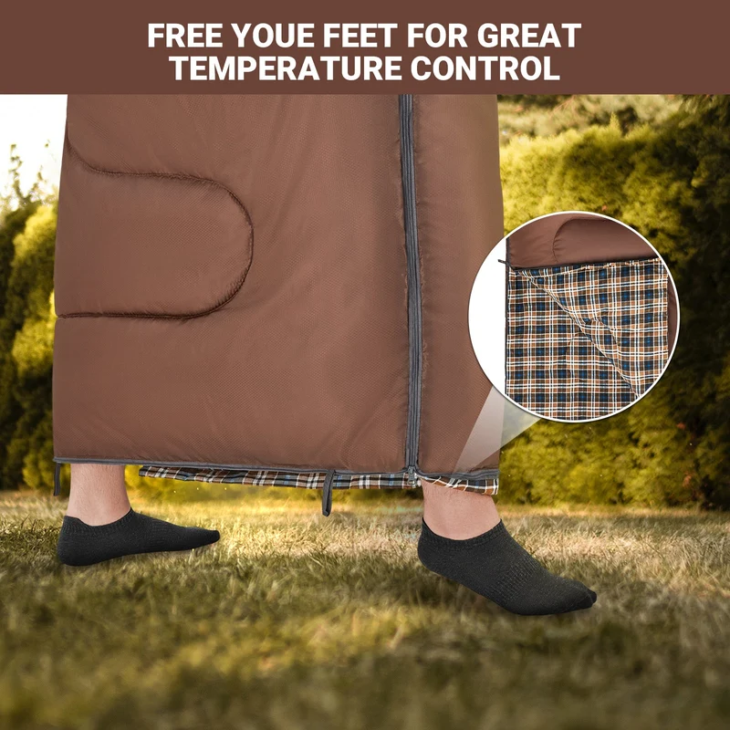 32F 3 Season Cotton Flannel Sleeping Bag