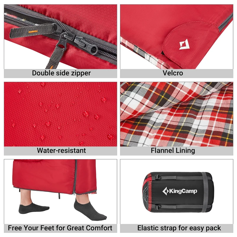 32F 3 Season Cotton Flannel Sleeping Bag