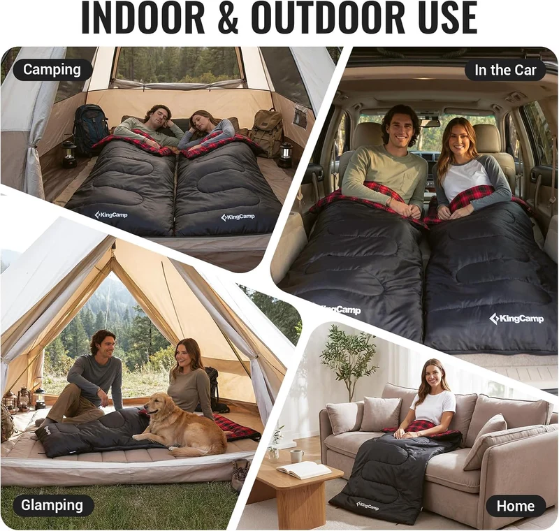 32F 3 Season Cotton Flannel Sleeping Bag