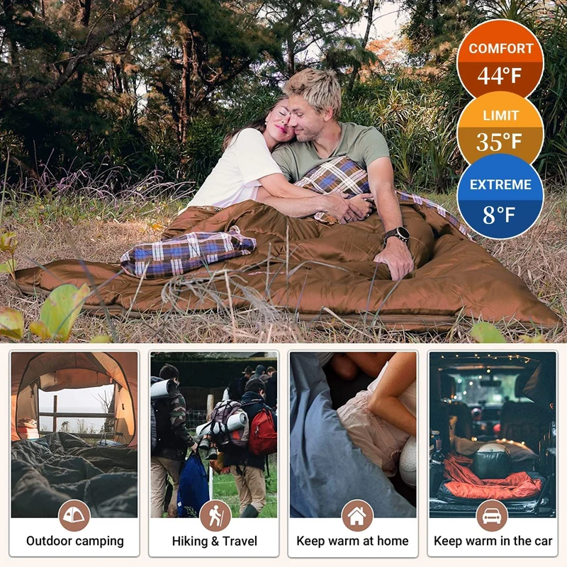 35F 3 Season Double Sleeping Bag