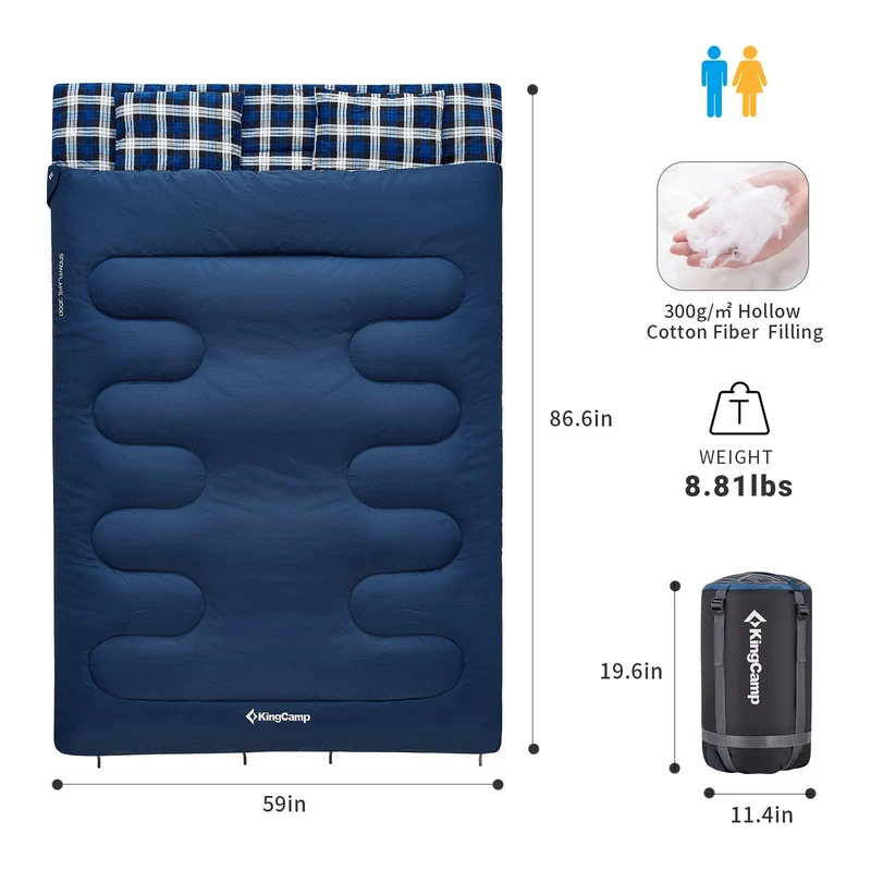 35F 3 Season Double Sleeping Bag