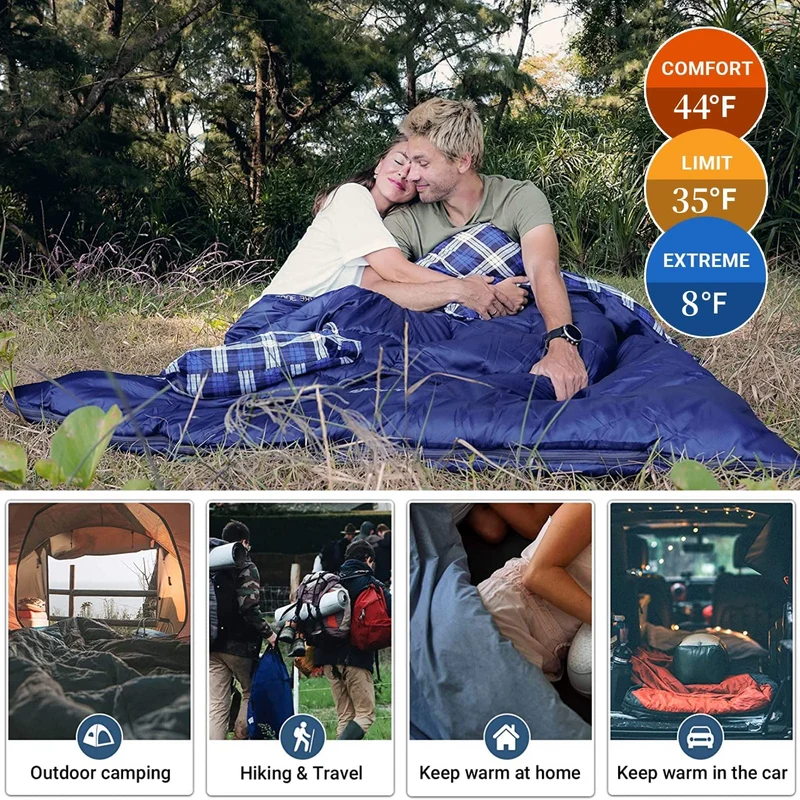 35F 3 Season Double Sleeping Bag