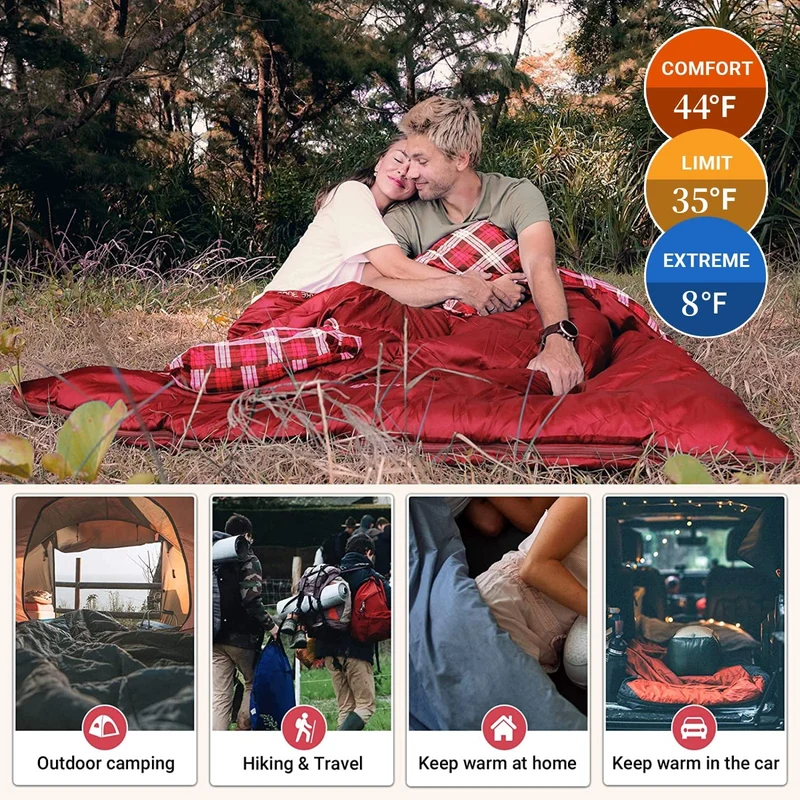 35F 3 Season Double Sleeping Bag