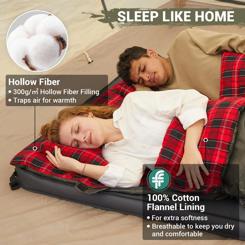35F 3 Season Double Sleeping Bag