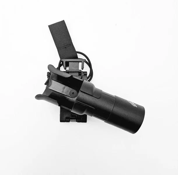 V35 - Verbessertes Taktisches Lampen Holster- 360° drehbar, arretierbar & abnehmbar, Molle kompatibel