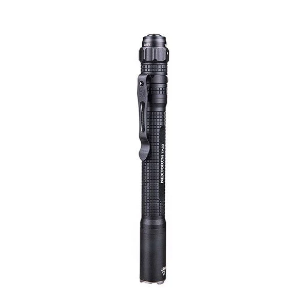TA22 - Slim Line Tactical LED Stift-Taschenlampe, 850 Lumen, Kopf mit Nano- Keramik Glasbrecher, Stroboskopfunktion