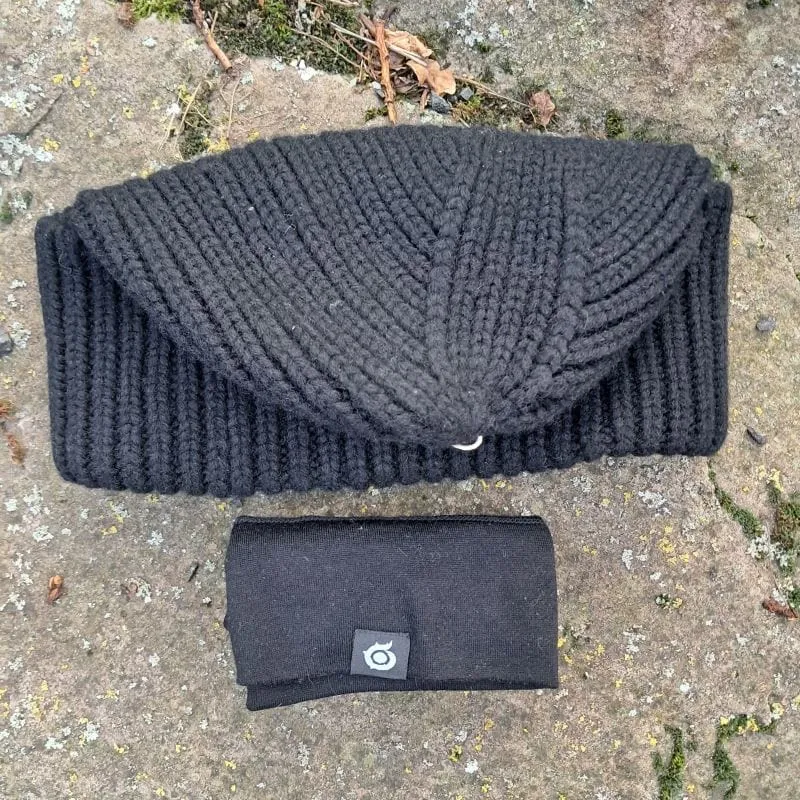 Ultraleichte wärmende Pocket Mütze Beanie aus 100% Merinowolle