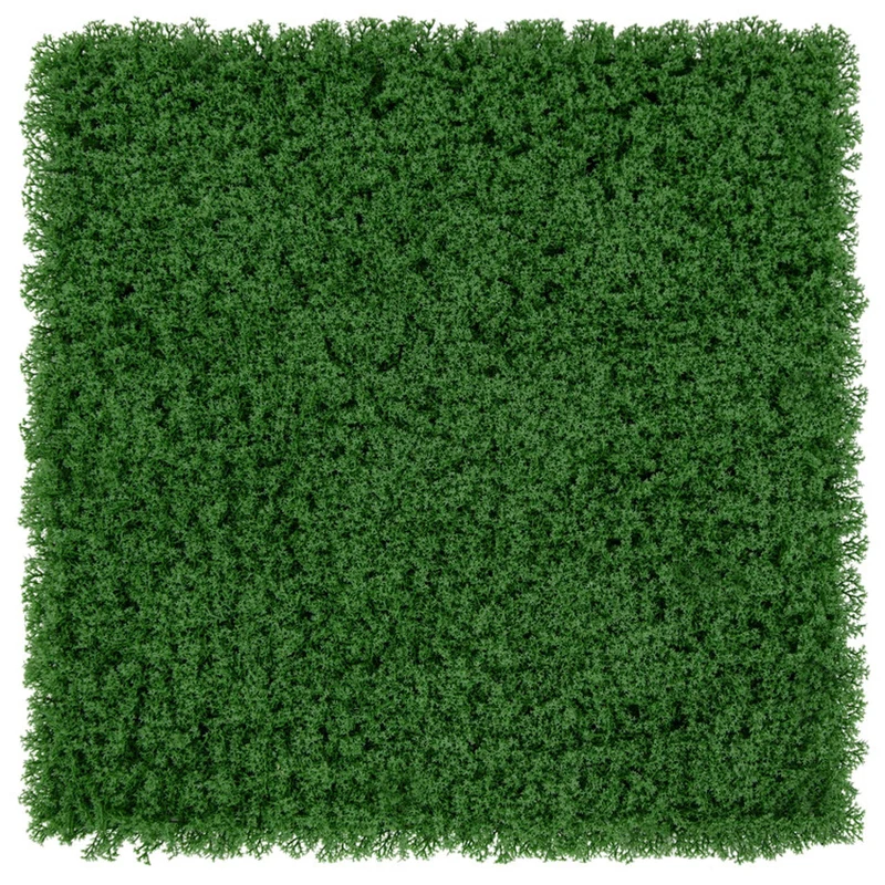 SUGIFT 12 Pieces Artificial Grass Wall Panels, 20 x 20 Inch Faux Greenery Hedge Panel for Outdoor Garden Yard Balcony Fence Backdrop Decor, Green