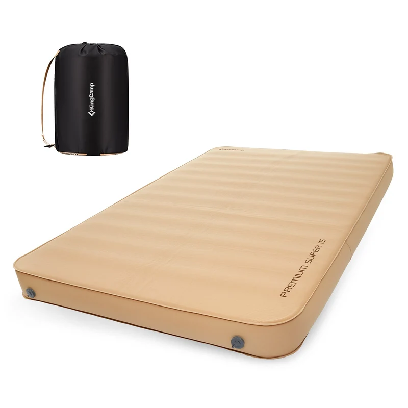 Premium Super 15 Double Self-Inflating Camping Sleeping Pad
