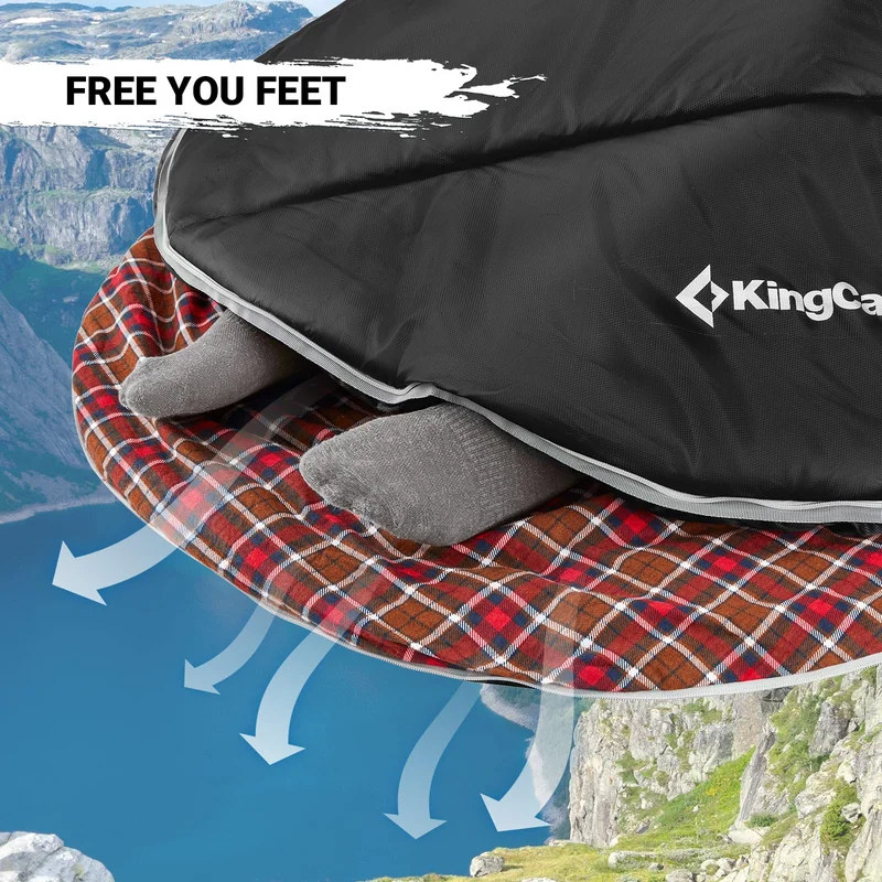 34F Extra Wide Sleeping Bag for Youth