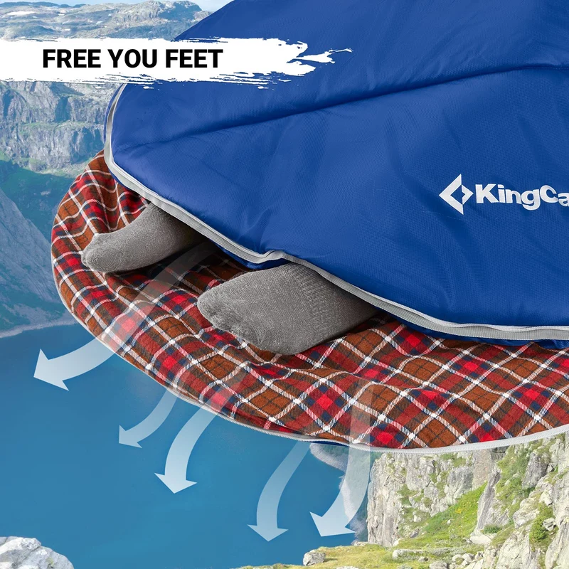 34F Extra Wide Sleeping Bag for Youth