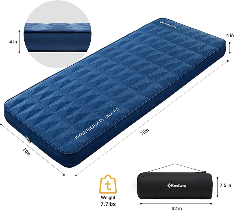 Freedom 3D 10 Single Self-Inflating Camping Pad