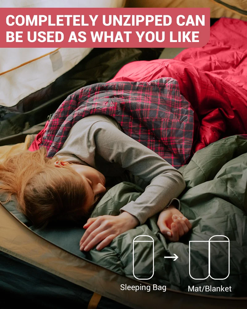 FREESPACE 350 Plus Size 3-4 Season Sleeping Bag
