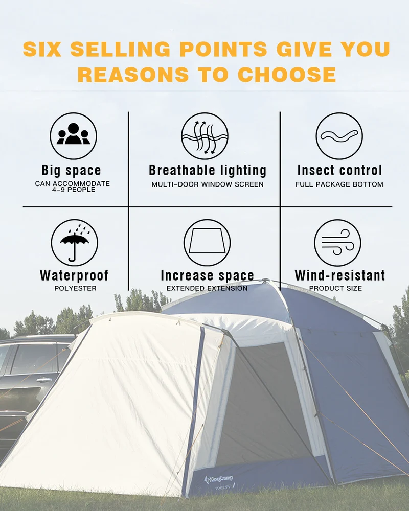 KingCamp Melfi Plus SUV Car Tent