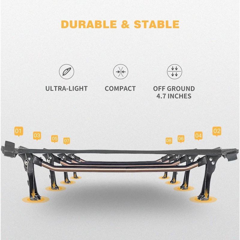 Folding Ultralight Cot | ADI Compasso d'Oro Award 2017