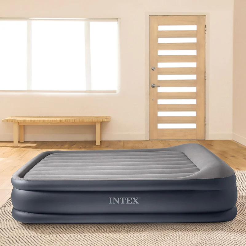 Luftbett Plus Deluxe PillowRest, 152x203x42cm, mit FastFill Pumpe