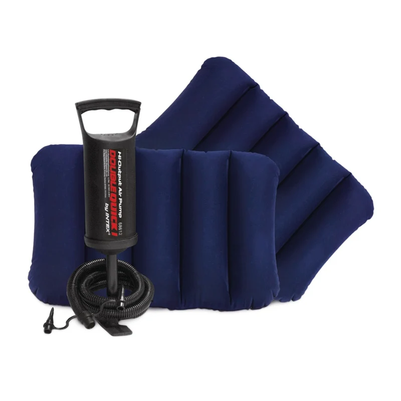 Luftbett Standard Classic Downy, 203x152x25cm, mit Handpumpe und Kissen