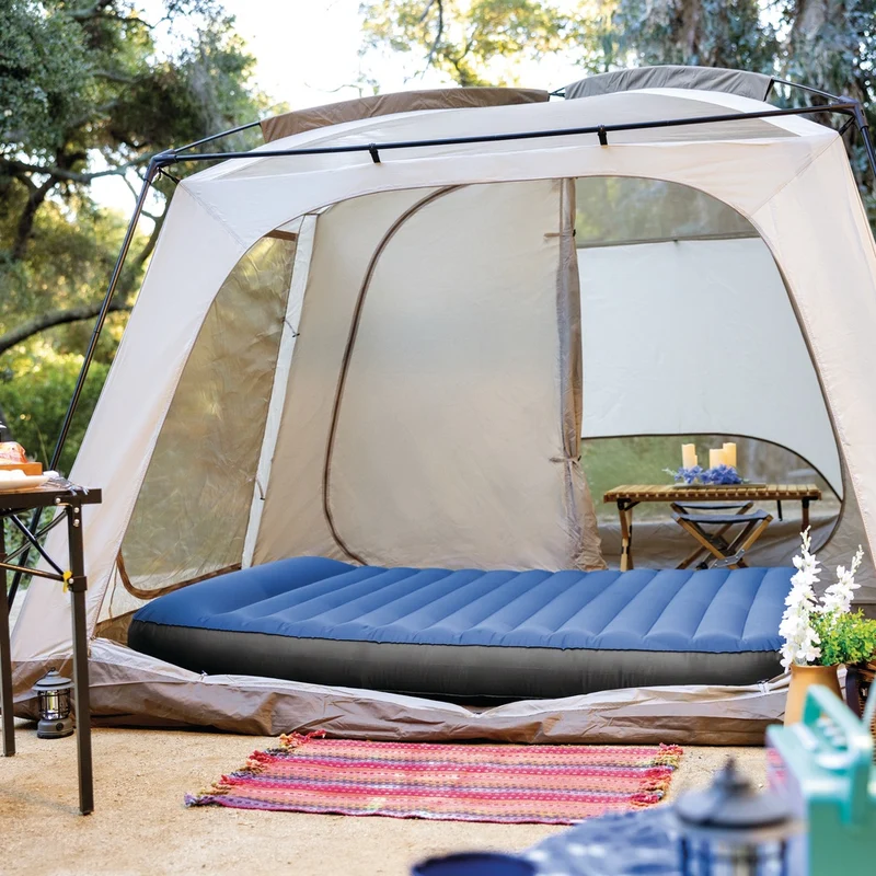 Camping Matratze Outdoor, 152x203x22cm, aus TPU, mit USB-Pumpe