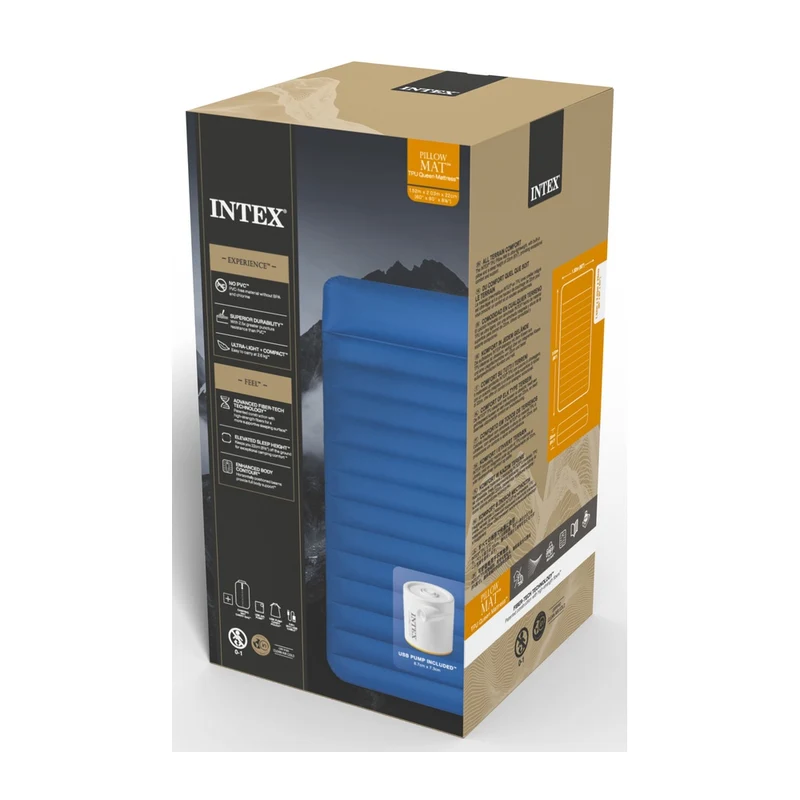 Camping Matratze Outdoor, 152x203x22cm, aus TPU, mit USB-Pumpe